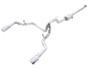 AWE Tuning 0FG 21+ Ford F150 Dual Split Rear Exhaust - 5in Chrome Silver Tips