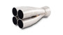 Vibrant 4-1 SS Merge Collector (1.50in Inlet Slipover ID 2.00in Merge Outlet OD) Single Unit