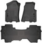 Husky Liners 19 Dodge Ram 1500 Quad Cab Weatherbeater Black Front & 2nd Seat Floor Liners