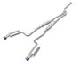 aFe POWER Takeda 16-17 Lexus IS200t L4-2.0L (t) 2.5in-3in 304 SS CB Exhaust w/ Blue Tip