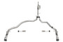 Corsa 2021-2025 Ford F-150 SuperCrew/6.5in Bed 5.0L V8 Sport Cat-Back Dual Rear Exit-Polished
