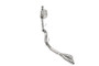 Corsa 2021-2025 Ford F-150 SuperCab/6.5in Bed 5.0L V8 Sport Cat-Back Single Side Exit-Polished