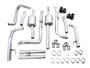 AWE Tuning 4th Gen GM 1500 6.2L 0FG Cat-Back Split Rear Exit (w/ Bumper Cutouts) - Quad Diamond Tips