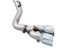 AWE Tuning 4th Gen GM 1500 5.3L 0FG Cat-Back Dual Side Exit (Flat Bumper) - Chrome Tips