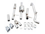 AWE Tuning 4th Gen GM 1500 5.3L 0FG Cat-Back Dual Side Exit (Flat Bumper) - Chrome Tips