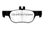 EBC 2019+ Mazda 3 (BP) 2.5L Redstuff Rear Brake Pads