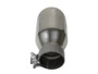 aFe MACH Force-Xp Univ 304 SS Double-Wall Clamp-On Exhaust Tip - Polished - 3in Inlet - 4.5in Outlet