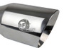 aFe MACH Force-Xp Univ 304 SS Double-Wall Clamp-On Exhaust Tip - Polished - 3in Inlet - 4.5in Outlet