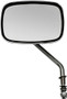 Mirror Oem Style Short Stem Chrome Left