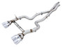 AWE Tuning BMW F8X M3/M4 Track Edition Cat-Back Exhaust - Chrome Silver Tips