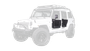 Body Armor 4x4 07-18 Jeep Wrangler Gen 3 Trail Doors Front Pair