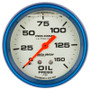 Autometer Ultra-Nite 2-5/8in 0-150 PSI Liquid Filled Mechanical Glow In Dark Oil Pressure Gauge