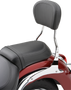 Short Round Sissy Bar W/pad Chrome Hon Aero 750 04-16