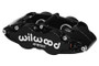 Wilwood Caliper-Narrow Superlite 4R - Black 1.12/1.12in Pistons 1.10in Disc