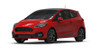 Rally Armor 18-23 Ford Fiesta ST MK8 Black UR Mud Flap w/White Logo