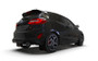 Rally Armor 18-23 Ford Fiesta ST MK8 Black UR Mud Flap w/White Logo