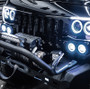 Oracle Vector Jeep Wrangler JK Grille Halo Kit - ColorSHIFT 2