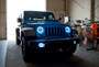 Oracle Jeep Wrangler JK 07-17 LED Waterproof Halo Kit - ColorSHIFT w/ BC1 Controller