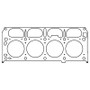Cometic GM L83/L8B/L82/L84 GEN-V 3.875in Bore .052 MLX Head Gasket