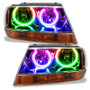 Oracle Jeep Grand Cherokee 99-04 Halo Kit - ColorSHIFT w/o Controller