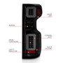 ANZO 19-21 Chevy Silverado Full LED Taillights Black Housing Smoke Lens G2 (w/C light Bars)