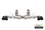Corsa 20-25 Chevrolet Corvette C8 RWD 3in Xtreme Cat-Back Exhaust w/4.5in Carbon Fiber Black PVD Tip