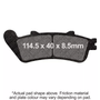 Brake Pads Fa725hh Double-h Sintered