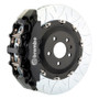 Brembo 07-09 Suburban Fr GT BBK 6Pis Cast 2pc 380x34 2pc Rotor Slotted Type3-Black
