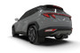 Rally Armor 22-24 Hyundai Tucson Black UR Mud Flap w/Red Logo