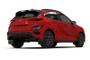 Rally Armor 22-23 Hyundai Kona N-Line Black UR Mud Flap w/White Logo