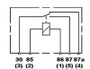 Hella Relay Mini Iso 5 Pole 12V Spdt Bkt