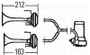 Hella Horn Kit Air 2-Trumpet 24V