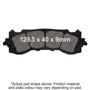 Brake Pads Fa717hh Double-h Sintered