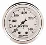 AutoMeter Gauge Water Temp 2-1/16in. 120-240 Deg. F Mech Old Tyme White