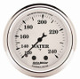 AutoMeter Gauge Water Temp 2-1/16in. 120-240 Deg. F Mech Old Tyme White