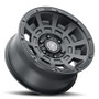 ICON Thrust 17x8.5 6x5.5 25mm Offset 5.75in BS 95.1mm Bore Satin Black Wheel