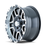 ION Type 179 16x8 / 5x135 BP / 10mm Offset / 87mm Hub Black/Machined Wheel