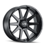 ION Type 143 20x10 / 8x170 BP / -19mm Offset / 125.2mm Hub Matte Black Wheel