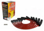 Granatelli 10-14 Ford 6.2L Perf Wire Set w/Inserts/Red Hi-Temp Jacket/Black Fire Sleeve