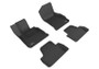 3D MAXpider 14-20 BMW 4 Series Convertible (F33) RWD Kagu 1st & 2nd Row Floormat - Black