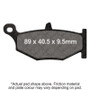 EBC Suzuki DL 1000 V-Strom (w/ABS) Rear Left/Right FA-SFA-TT-X Brake Pads