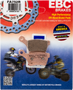 Brake Pads Fa752r Sintered R Series