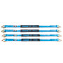 Borne Off-Road Vehicle Ratchet Tie-Down Kit (4 pack) Blue