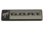 Ford Racing Bronco/Bronco Sport G.O.A.T. Badge - Black/Black