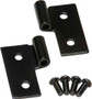 Kentrol 76-06 JEEP CJ/Wrangler YJ/TJ Lower Door Hinge Pair - Powdercoat Black