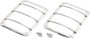 Kentrol 07-18 Jeep Wrangler JK Taillight Guard Pair - Polished Silver