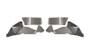 Fishbone Offroad 2018+ Jeep Wrangler JL Rear Pair Aluminum Raw Inner Fenders
