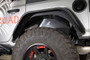 Fishbone Offroad 2018+ Jeep Wrangler JL Rear Pair Aluminum - Black Powdercoat Inner Fenders
