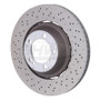 SHW 14-19 Porsche 911 Turbo 3.8L w/o Ceramics Left Rear Drilled-Dimpled LW Brake Rotor (99135240703)
