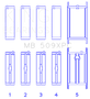 King Engine Bearings Chevrolet 400 V8 Coated Performance Rod Bearing Set